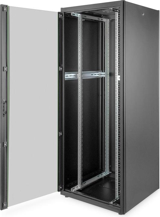 Produktbild Digitus Netzwerkschrank Basic 48,3cm 19Zoll 42HE schwarz 8/8 H2035mmxB800mmxT800mm mit Glastuer ohne Mont... (42 HE, 19 Zoll Rack)