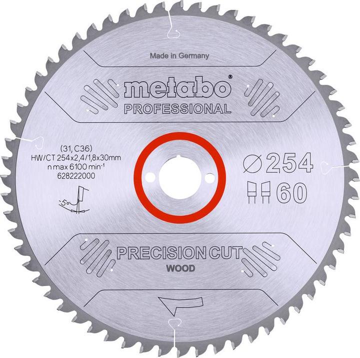 Actual product image Metabo Precision Cut Wood - Professional