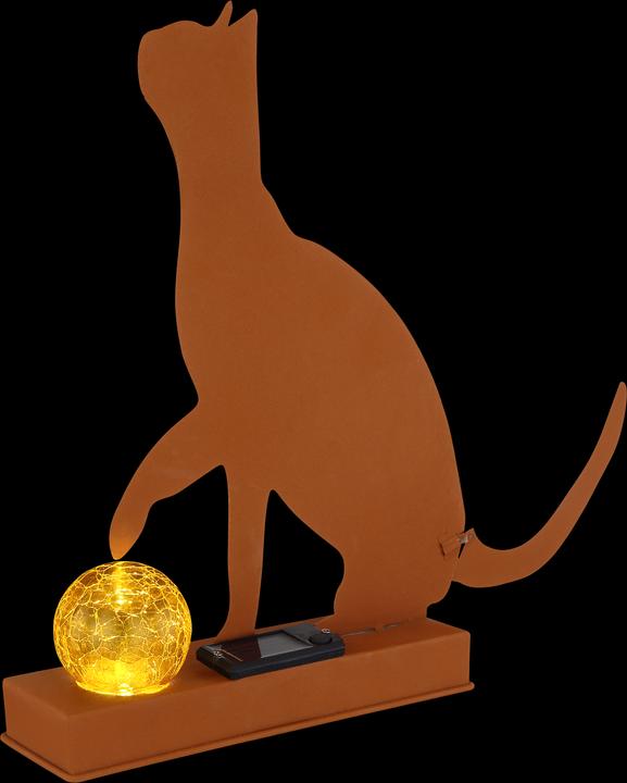 Produktbild Globo Solarleuchte Metall Rostfarben, 1xled (IP44)