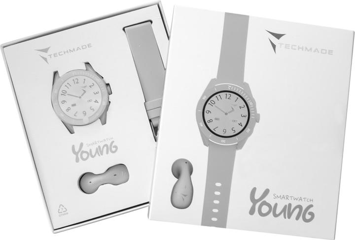Immagine prodotto Techmade Smart Watch Young Bianco in bundle (45 mm)