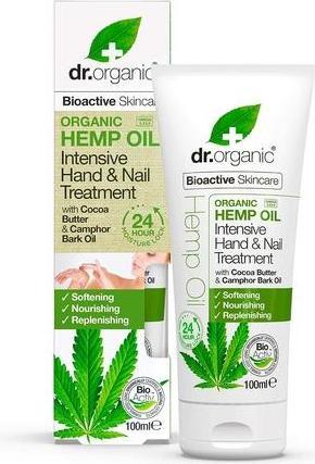 Image du produit Dr. Organic Do Traitement intensif des mains et des ongles à l'huile de chanvre 100ml (100 ml)
