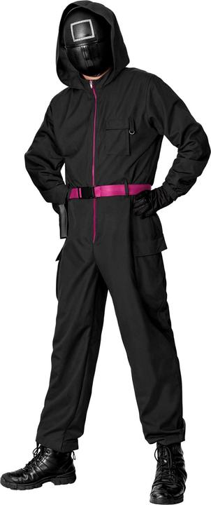 Produktbild Bandai Squid Game Maskierter Offizier Kostüm - Fasching Halloween (XL)