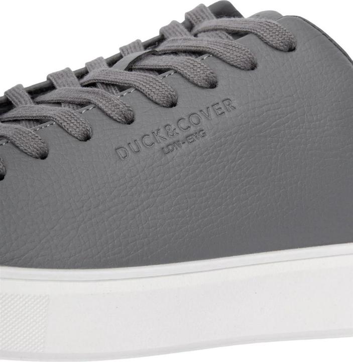 Actual product image Duck and Cover Mens Kremes Leather-Look PU Trainers (42)