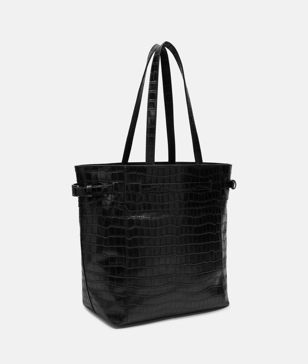 Immagine prodotto Liebeskind Berlin Schoudertas Shopper Lora Croco Tote Bag Black Zwart