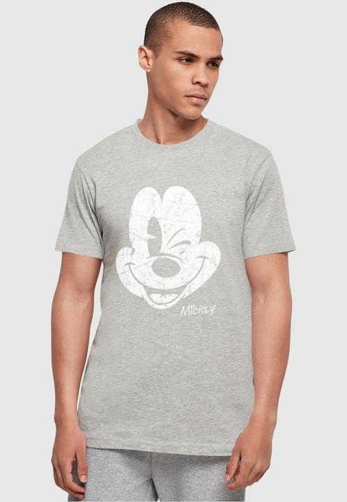 Actual product image Absolute Cult Mickey Mouse - Distressed T-Shirt - 117707 (4XL)