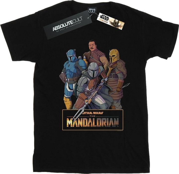 Star Wars The Mandalorian Character Collage TShirt (M)