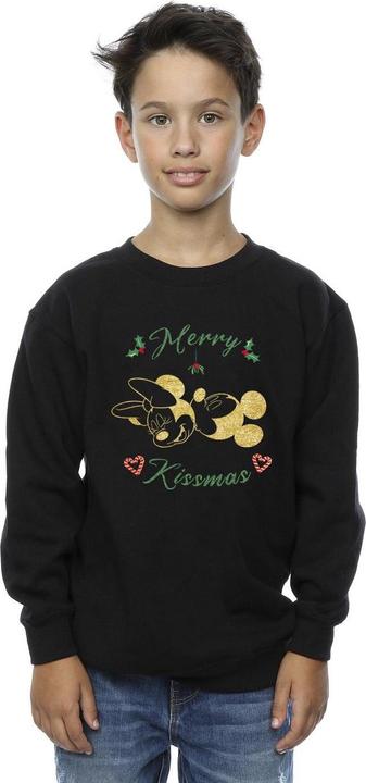 Disney Mickey Mouse Merry Kissmas Sweatshirt Jungen (116)