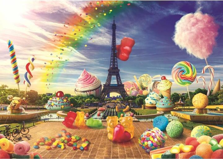 Image du produit Trefl Puzzle Funny Cities/Bonbons à Paris 1000 pièces (1000 pièces)