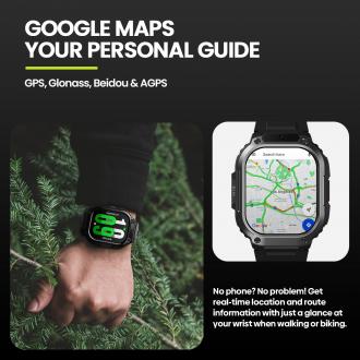 Produktbild Zeblaze Thor SQ Smartwatch – Schwarz (4G)
