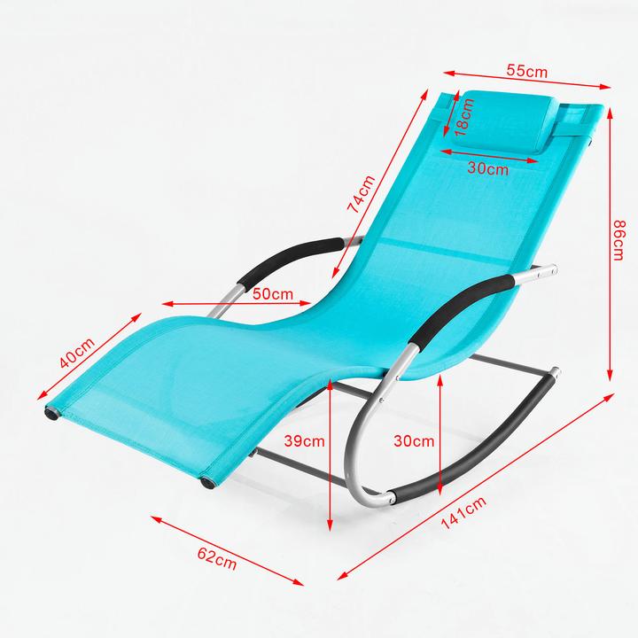 Actual product image SoBuy Garden lounger (150 cm)