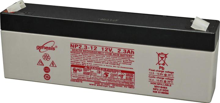 Produktbild Hawker Energy Hawker NP2.3-12 Akku Blei PB 12 Volt 2,3Ah Faston 4,8mm (12V)