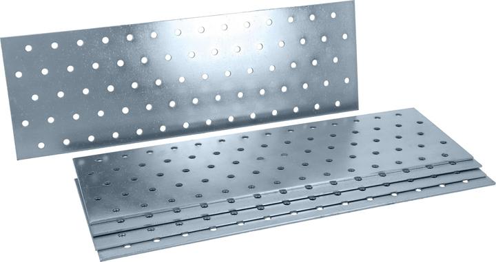 Actual product image Helpmate Lochplatte 100x300, verzinkt, 6 Stück (Flat connectors, 6 pcs.)