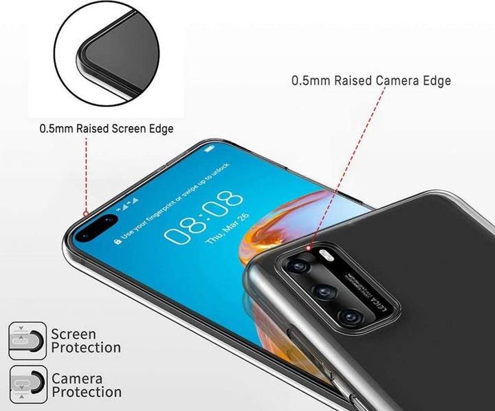 Actual product image Screenguard Huawei P40 Pro Flexible TPU Clear Case (Huawei P40 Pro)