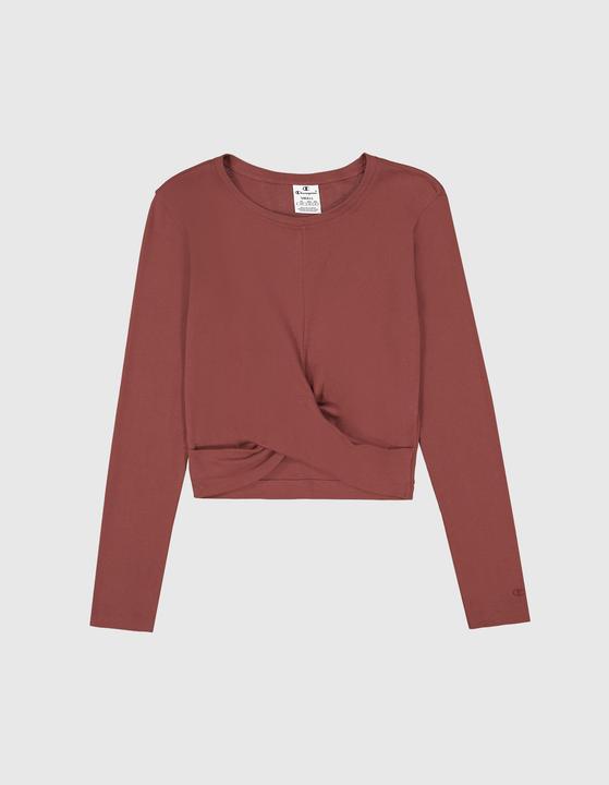 Produktbild Champion Koszulka damska Crewneck Croptop brązowa 117435 MS524 M (M)