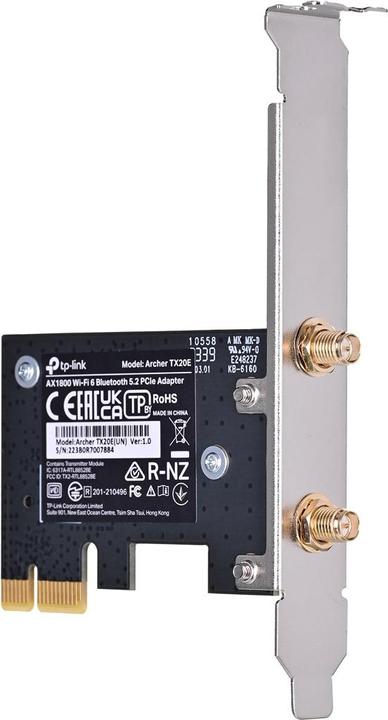 Produktbild TP-Link Archer TX20E Wi-Fi 6 PCIe-Adapter AX1800 Bluetooth 5.2 (Mini PCI Express)