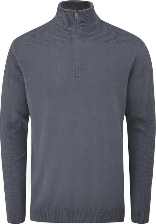 Oscar Jacobson Winwood Pullover Top mit halbem Reissverschluss (S)