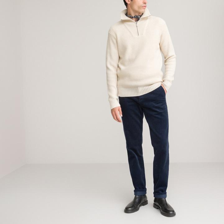 Actual product image La Redoute Collections Stretch corduroy chinos (46)