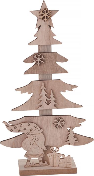 Actual product image VBS Wooden decoration set "Christmas Fir", 13 pcs.
