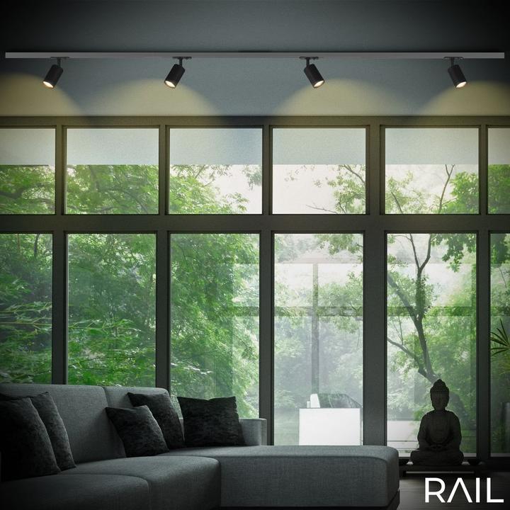 Produktbild Briloner HV-Stromschienensystem - LED Spot, Schwarz, 1xGU10 exkl. Leuchtmittel