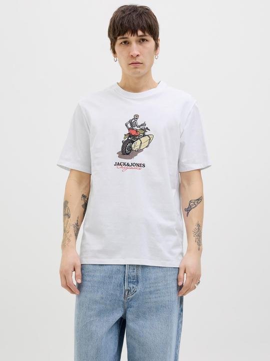 Image du produit Jack & Jones Gedruckt Rundhalsausschnitt T-shirt T-shirt (XL)