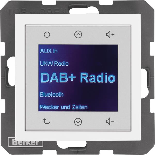 Actual product image Berker Radio Touch UP DAB+ S (DAB+, VHF)