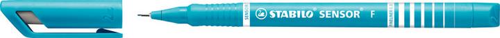 Actual product image STABILO SENSOR F Finliner with spring-loaded sharpener (Multicoloured, 6 x)