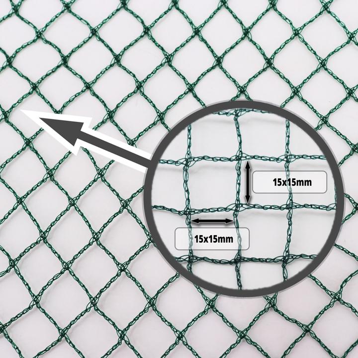 Produktbild Aquagart Teichnetz 8m x 6m Laubnetz Netz Vogelschutznetz robust