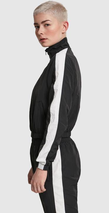 Actual product image Urban Classics Ladies Short Striped Crinkle Track Jacket (XL)
