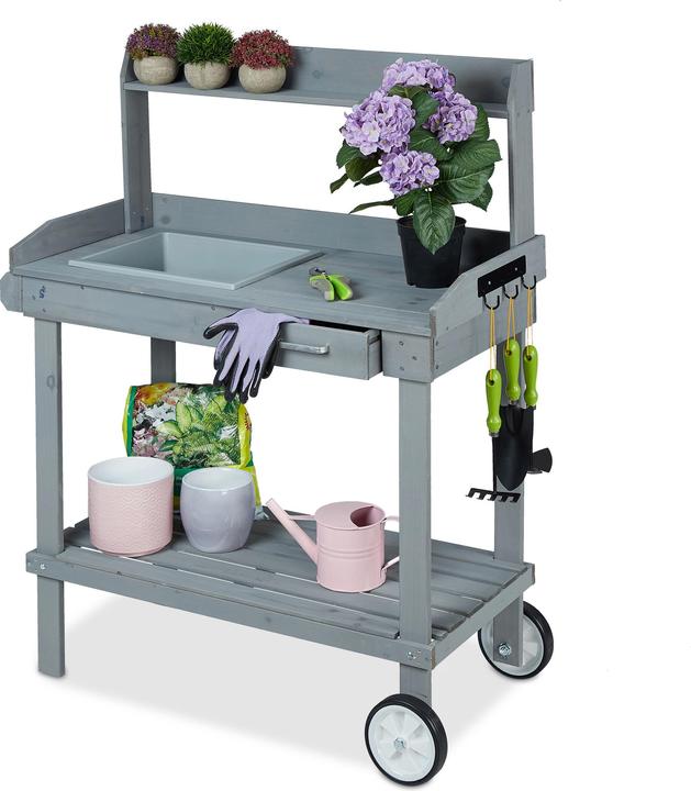 Image du produit Relaxdays Table plantes