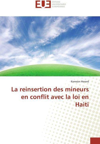 Actual product image La reinsertion des mineurs en conflit avec la loi en Haiti (Kemson Herard, 2015)