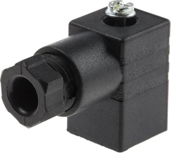 Produktbild Rs Pro Ventilsteckverbinder DIN 43650 C Buchse 2P+E / 250 V ac, PG7 Kabelmontage, Schwarz