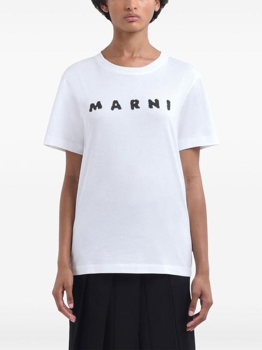 Immagine prodotto Marni cotton t-shirt with scribbled logo (38)