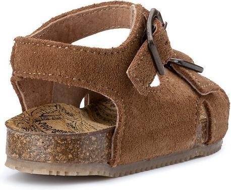 Actual product image La Redoute Collections Leather sandals with buckle (20)