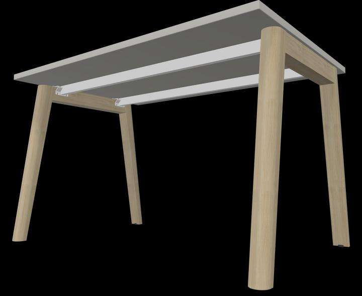 Actual product image Narbutas Nova Wood desk (1200 x 800 x 740 mm)