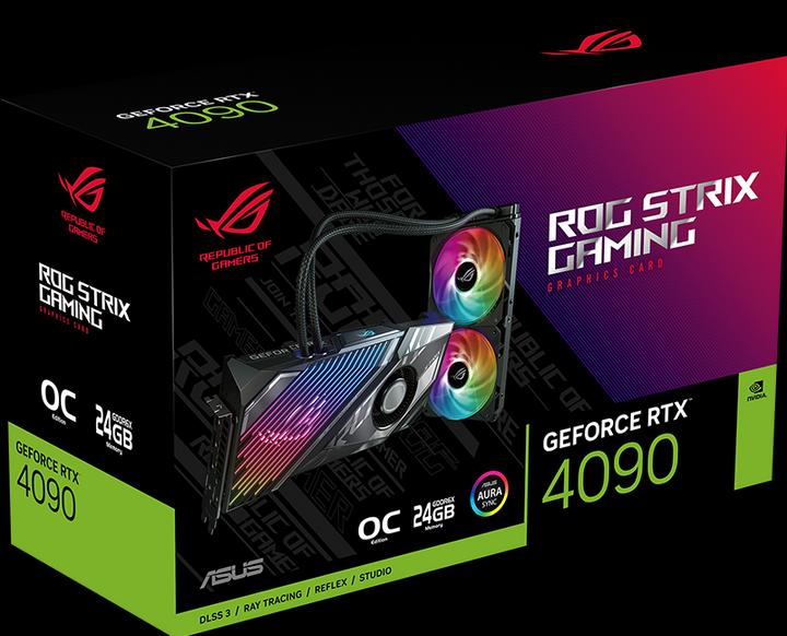 Actual product image ASUS VGA RTX4090 24GB ROG-STRIX LC O24G (24 GB)