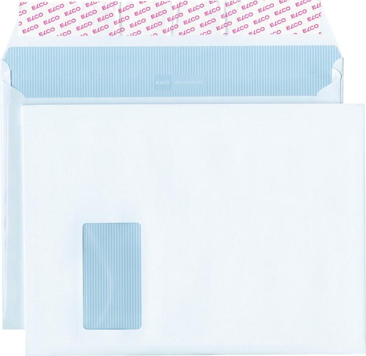 Produktbild Elco Briefumschläge Documento mit Seitenfalten, weiss (C4, 250 x)