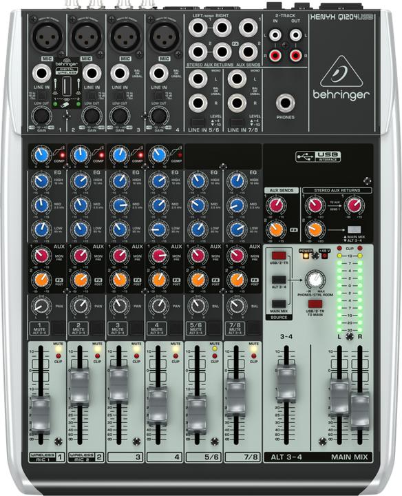 Immagine prodotto Behringer Xenyx Q1204usb (Mixer da studio e live)