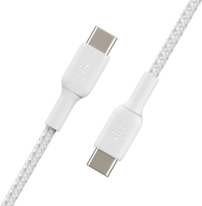 Productafbeelding Belkin USB-C naar USB-C gevlochten PVC 1m Twin Pack (1 m, USB 2.0, 60 W)