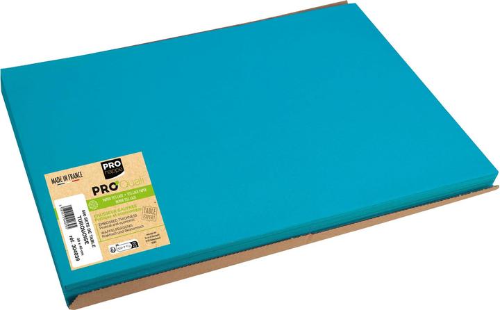 Actual product image Exacompta Placemats Turquoise, 30x40cm, Pk 500 (500 x, 30 x 40 cm)