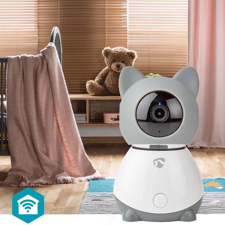 Produktbild Nedis WLAN-Smart-IP-Kamera WIFICI30CGY (1920 x 1080 Pixels)