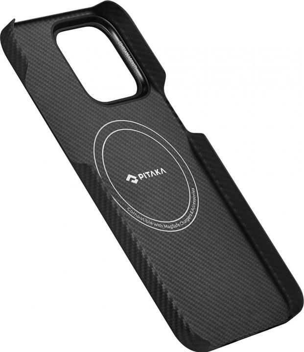 Actual product image Pitaka MagEZ Case for iPhone 15 Pro (Black/Grey Twill) 600D (Apple iPhone 15 Pro)