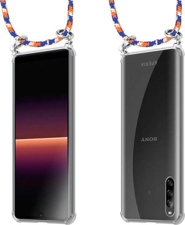 Produktbild Cadorabo TPU Handy Kette SILBER Cover