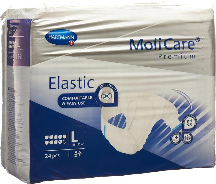 MoliCare Elastic 9 Inkontinenz Slip (24 x, Large)