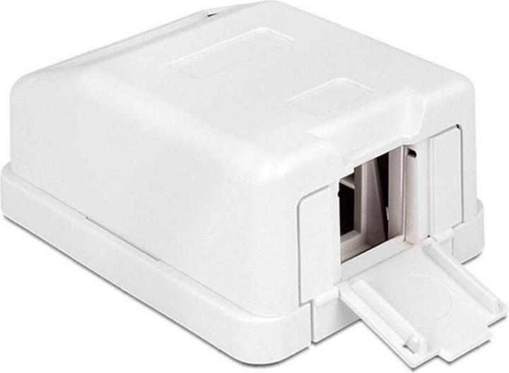 Delock Alloggiamento vuoto Keystone: 1 porta (Supporto per modulo Keystone)