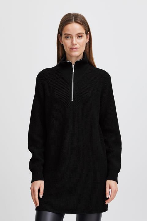 Actual product image B.young BYMILO HAFLZIP TUNIC - 20813523 (S)