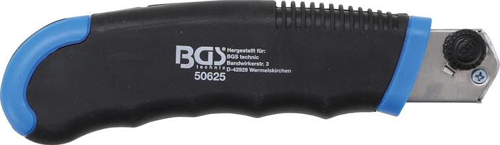 Immagine prodotto BGS Coltello a scatto design extra pesante larghezza della lama 25 mm (Taglierini)