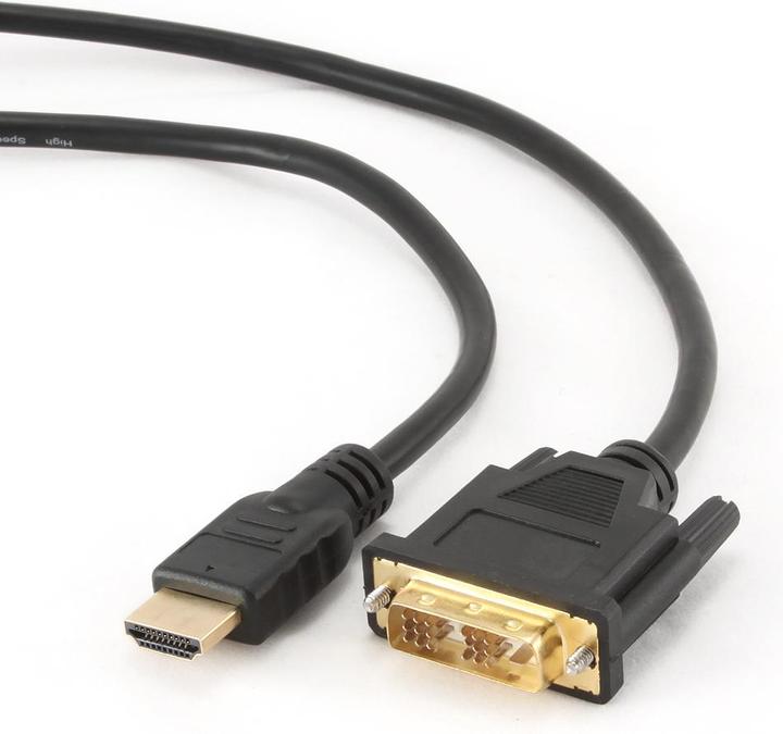 Actual product image Gembird Cablexpert CC-HDMI-DVI-0.5M (0.50 m, HDMI, DVI)