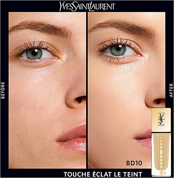 Actual product image Yves Saint Laurent Touche Éclat Le Teint Warm Porcelain BD10 (No. BD10 - Warm Porcelain)