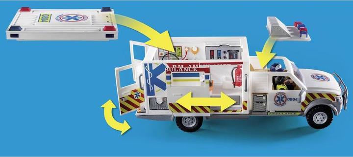 Actual product image Playmobil Rescue vehicle: US Ambulance (70936, Playmobil City Action)