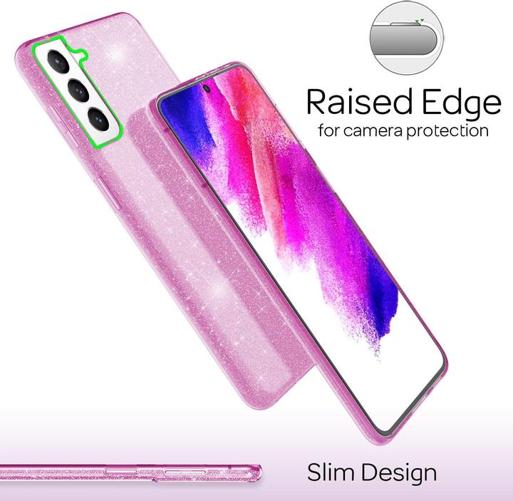 Produktbild Nalia Glitzer Handyhülle (Samsung Galaxy S21 FE)